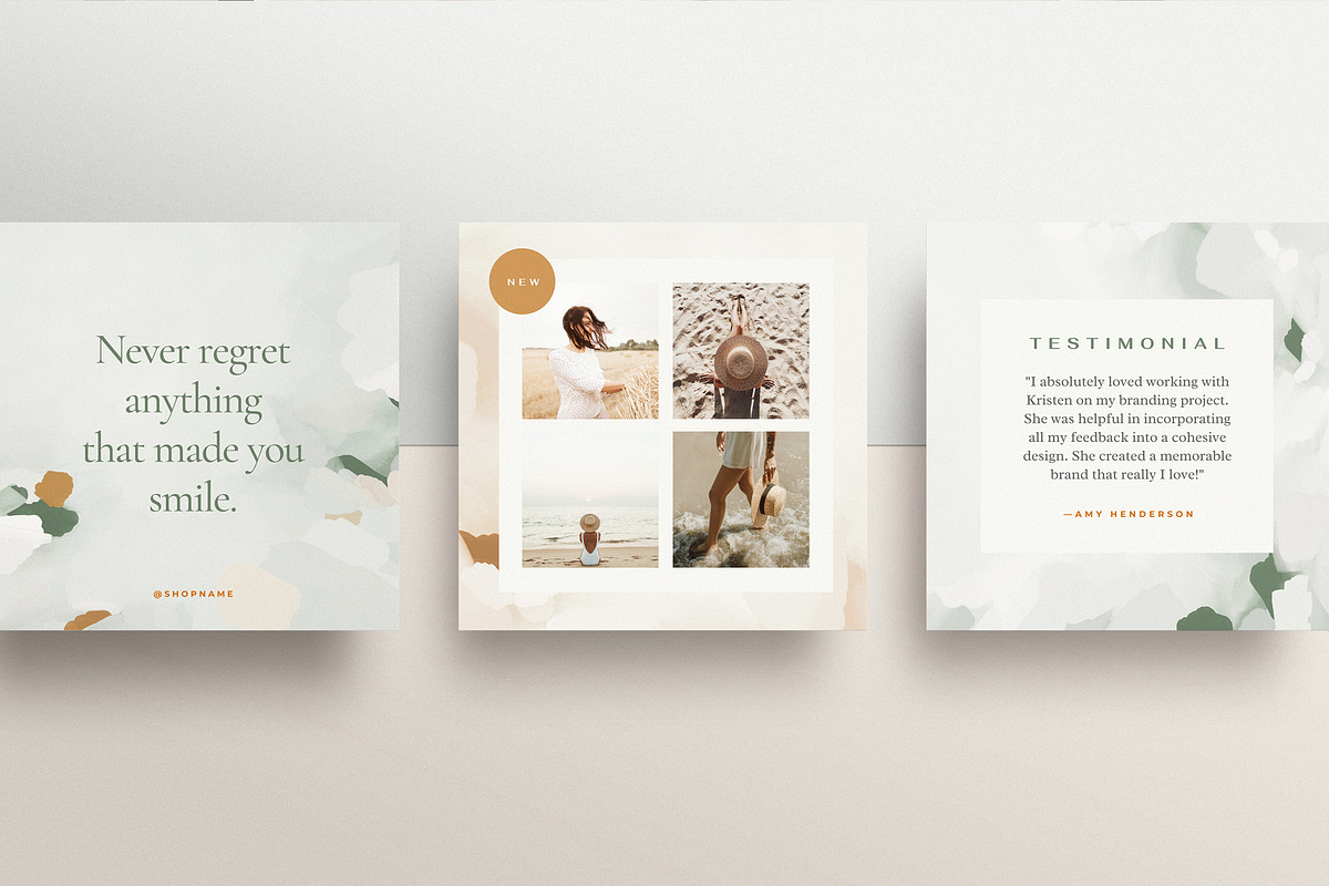 Canva Instagram Templates, a Social Media Template by Basia Stryjecka (Photo 3 of 13)