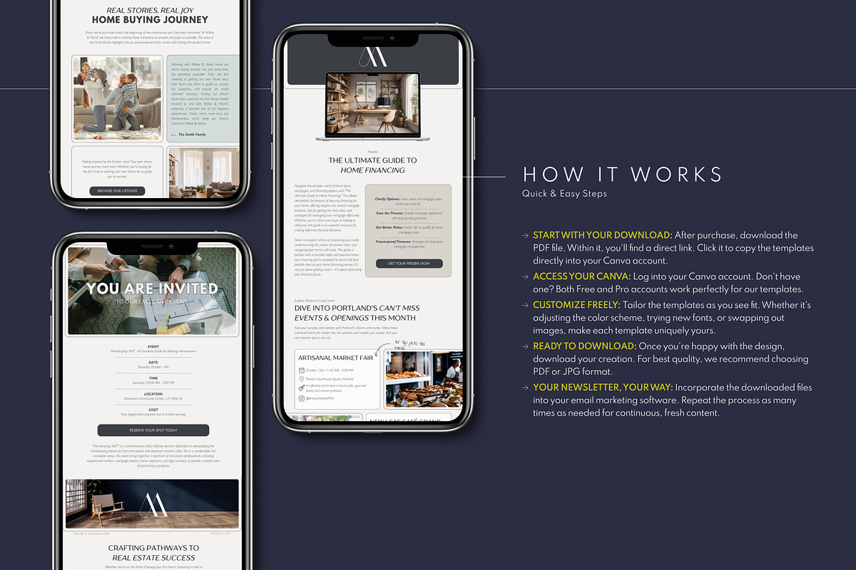 Real Estate Newsletter Template, an Email Template by Glow Muse Studio (Photo 10 of 10)
