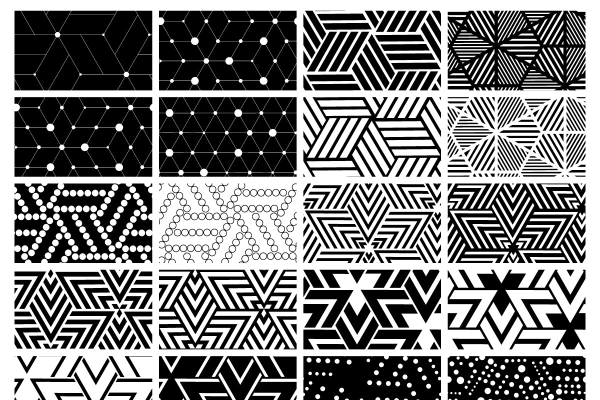 100 universal seamless patterns, a Pattern Graphic by softulka (Photo 3 of 8)