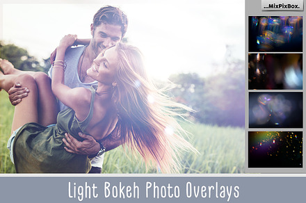 60 Light Bokeh Overlays, an Action Add-On by MixPixBox