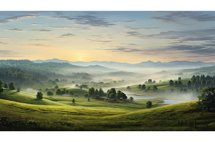 nature spring view grass landscape, a Nature Photo by pikepicture