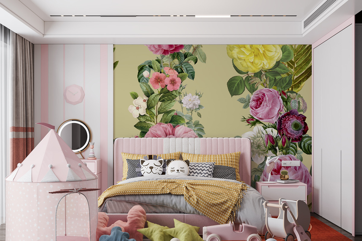 Pink  roses seamless patterns, a Pattern Graphic by NastiaDesignsPrints (Photo 6 of 10)