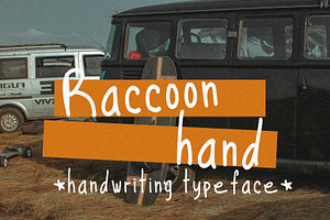 Raccoon Hand - Handwritten Font