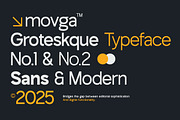 Movga Sans Grotesque Family, a Sans Serif Font by OV Type (Thumbnail 3 of 13)