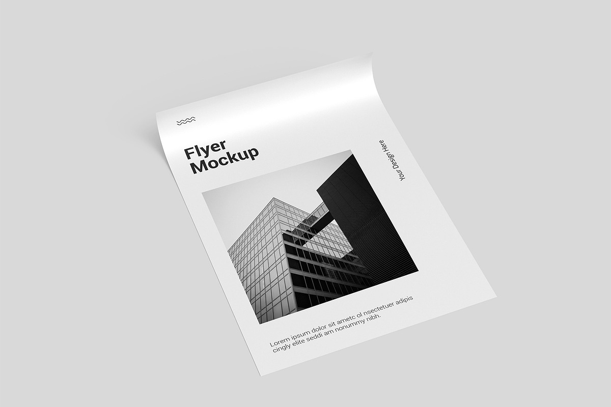 Flyer Mockup Template, an Advertising Mockup by graphypix (Photo 3 of 4)
