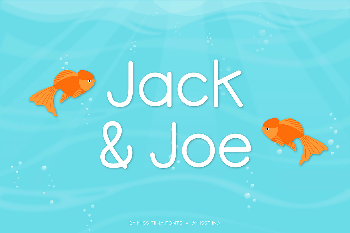Jack & Joe Font, a Serif Font by Miss Tiina (Photo 1 of 3)