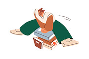 People jump over obstacles concept, a Person Illustration by Good Studio (Thumbnail 6 of 9)