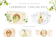 Watercolor countryside houses, a Decorative Illustration by MariGraphic boutique (Thumbnail 10 of 13)