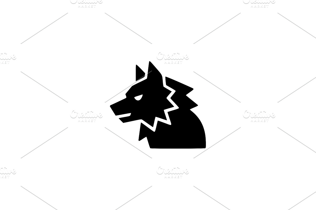 Wolf Silhouette Vector, an Animal Illustration by Vectorium Studio (Photo 1 of 4)