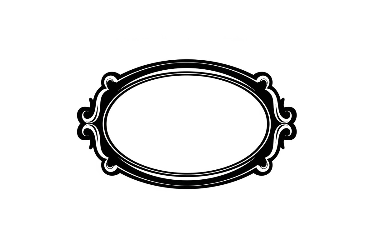 Vintage Oval Frame Vector Bundle, an Illustration by musafir_fashion (Photo 13 of 31)