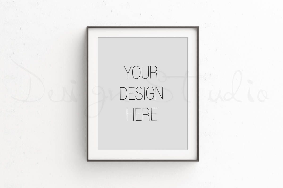 Vertical & Horizontal Black Frames, a Print Template by HisariDS Mockup Design (Photo 1 of 5)