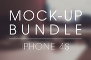 Complete Bundle: iPhone 4S Mock-Ups, an iPhone Mockup by Lucas Alexander (Thumbnail 1 of 5)