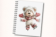 Whimsical Christmas Pink Teddies, a Transportation Illustration by Digital Artistic99 (Thumbnail 5 of 10)