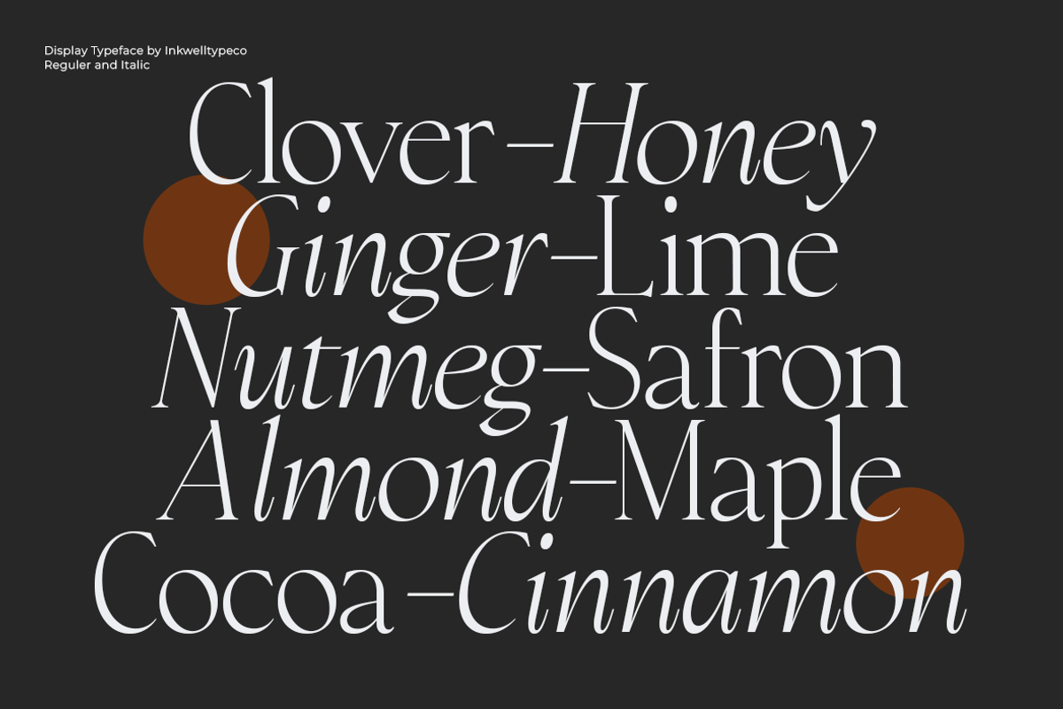 Charmatte | with italic, a Serif Font by InkwellTypeCo (Photo 2 of 19)