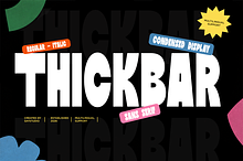 Thickbar - Bold Condensed Sans Font