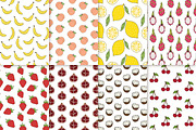 Fruit prints set, a Pattern Graphic by Swetsol (Thumbnail 2 of 6)