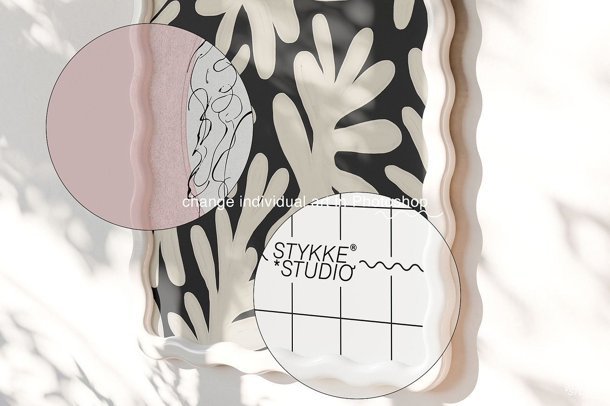 Wavy Frame Mockup | BASIC, a Household Mockup by Stykke Studio (Photo 8 of 9)