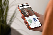 24 iPhone 17 Pro in Hand Mockups, an iPhone Mockup by Asylab (Thumbnail 84 of 107)