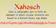 Xahosch, a Handwritten Font by Ingrimayne Type (Thumbnail 2 of 9)