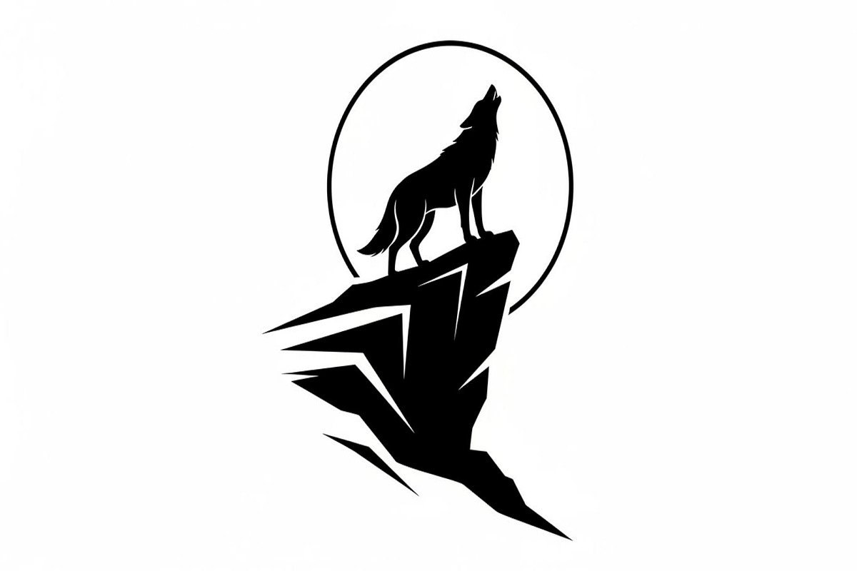 40 Wolf Moon Silhouette Vector Bundl, an Illustration by Amazin_art (Photo 35 of 41)