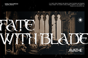 Avathe – Dark Fantasy RPG Font, a Blackletter Font by Inviline.co (Thumbnail 3 of 16)