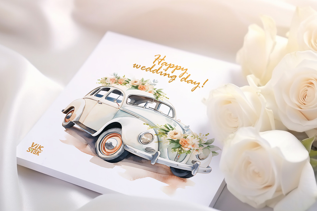 Watercolor Wedding clipart, a Person Illustration by vik.stock (Photo 6 of 6)