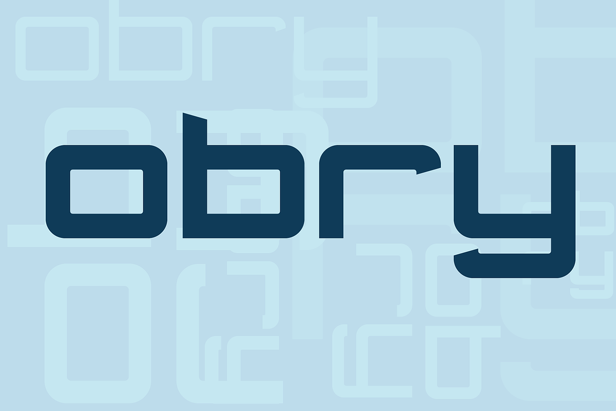 Obry font family, a Sans Serif Font by vlad.berla (Photo 2 of 8)