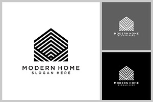 home logo vector design concept, a Branding & Logo Template by quadrazo