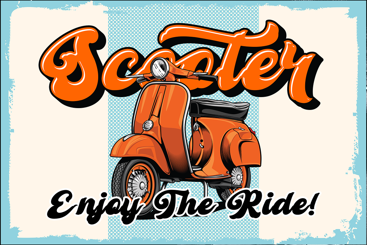 Retro Young - Vintage Bold Font, a Script Font by figuree studio (Photo 6 of 10)