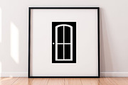 Door Silhouette SVG, a Decorative Illustration by newminddesign (Thumbnail 4 of 5)