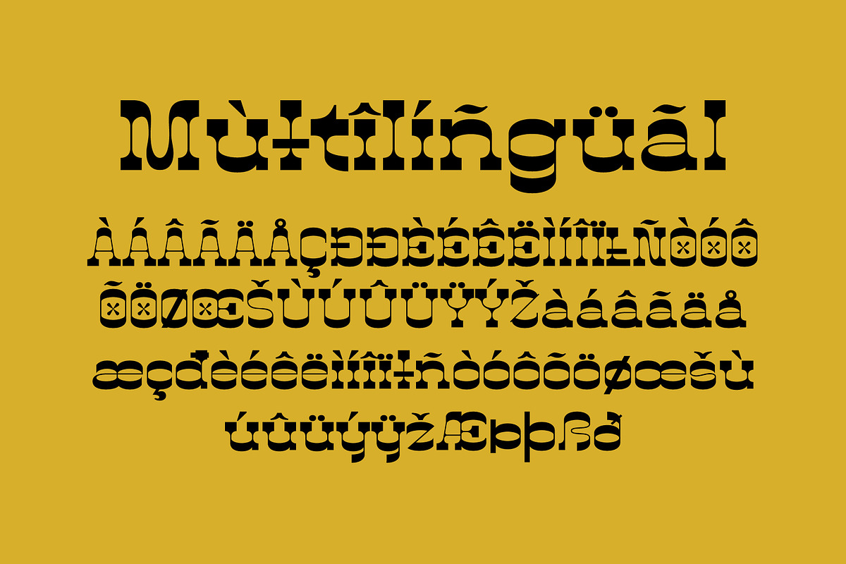 Reboy-Display Typeface