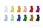 Mid Calf Crew Socks 2 Mock-up, a Packaging Mockup by Branda Keeps (Thumbnail 13 of 17)