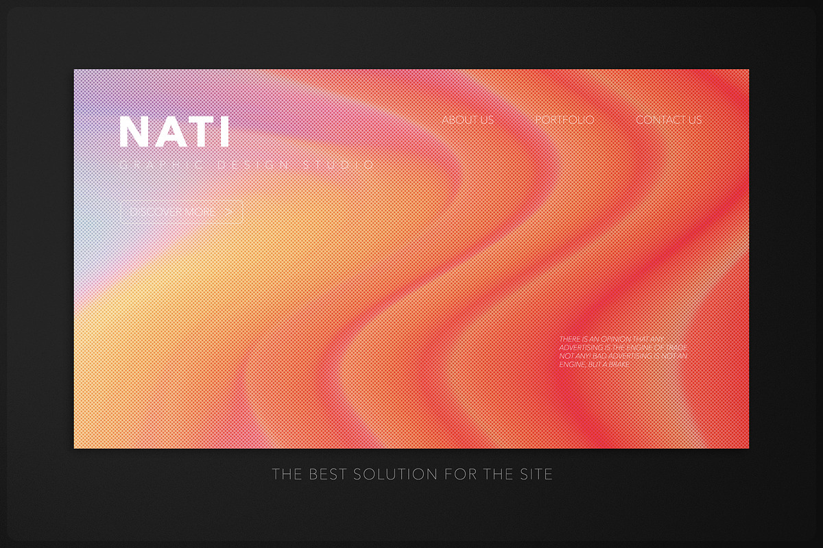 Nati — Soft Red Abstract Gradients, a Background Graphic by Milka (Photo 7 of 9)