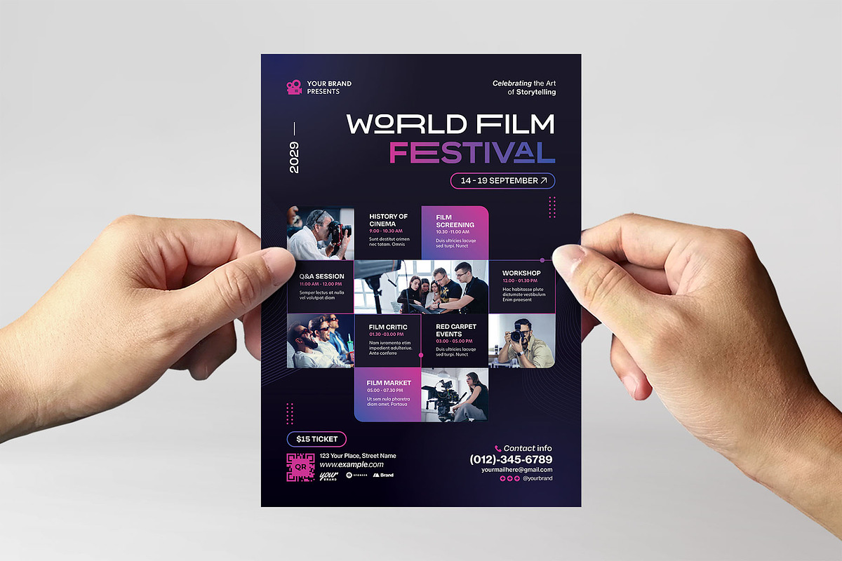 Event Poster Template, a Poster Template by BrandPacks (Photo 3 of 4)