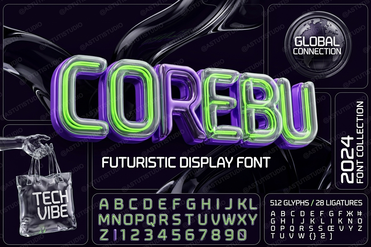 Corebu | Elegant Modern Serif Typefa, a Serif Font by Astuti Studio (Photo 17 of 25)