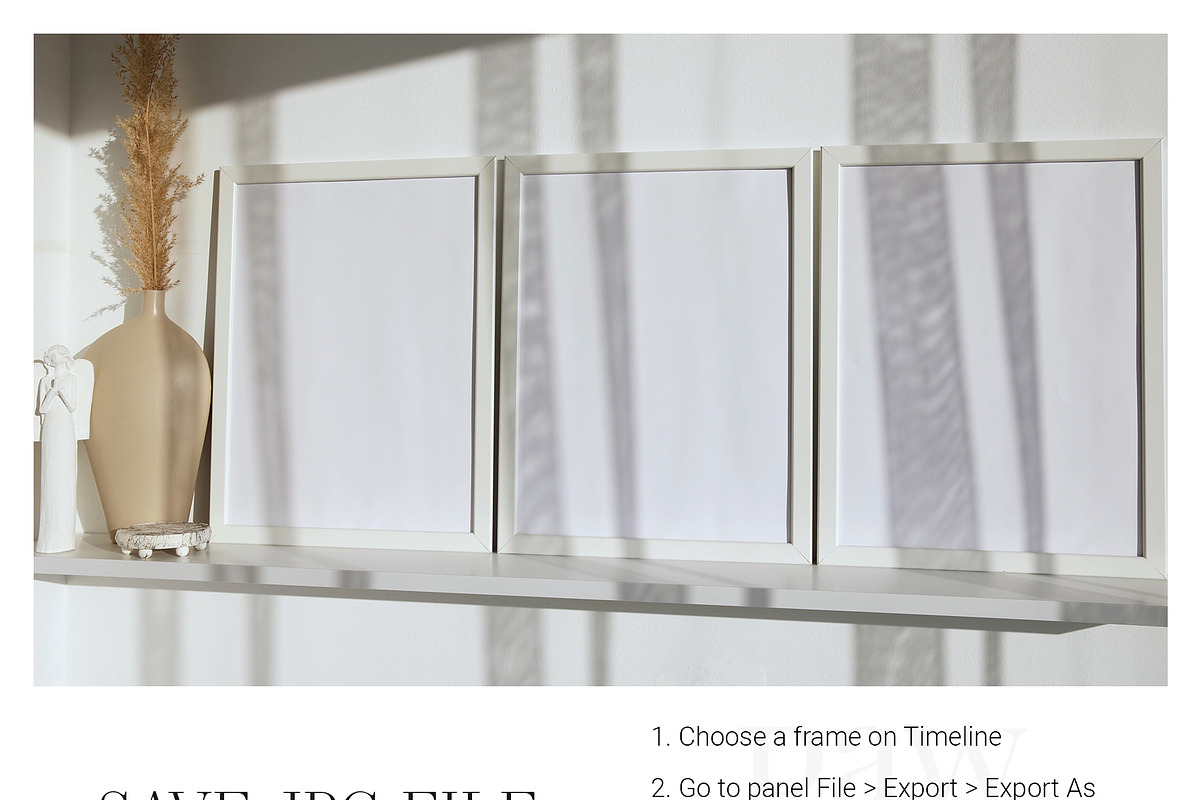 Video Photo 3 Frames Mockup 3x4 vff, an Advertising Mockup by PawMockups (Photo 7 of 11)