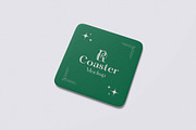 COASTER MOCKUP, an Advertising Mockup by xavier_studio (Thumbnail 2 of 5)
