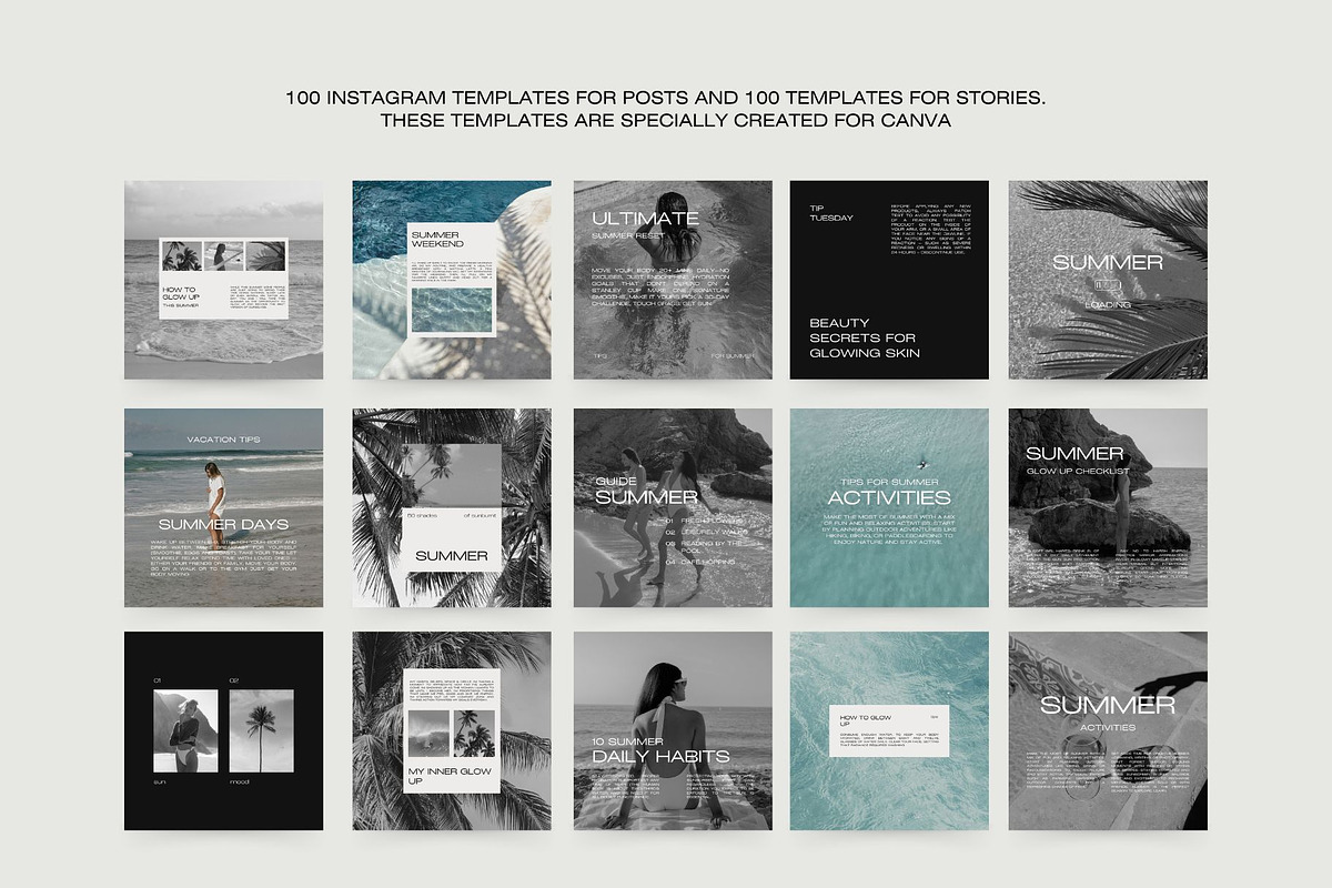 Aesthetic Instagram Templates XV, a Social Media Template by Instprofi | Studio Estimo (Photo 8 of 10)