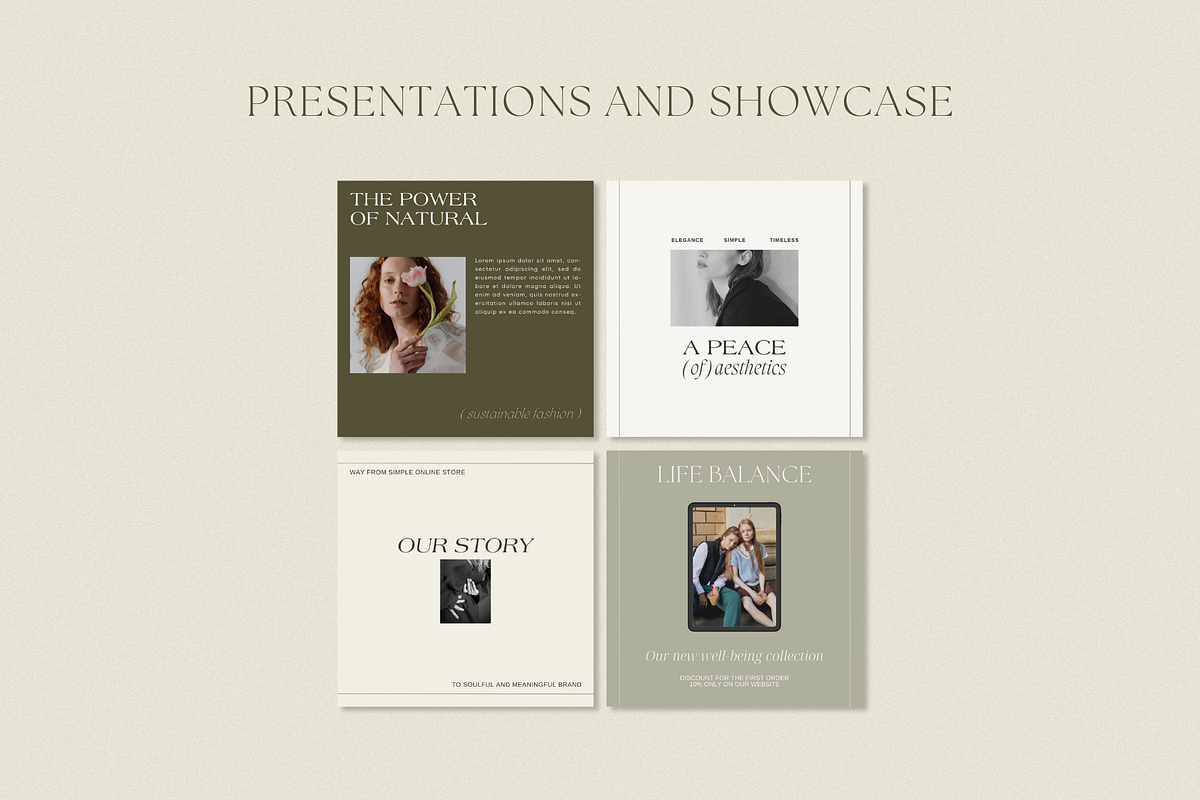 CANVA Editorial Instagram Templates, a Social Media Template by Oksafox (Photo 13 of 16)