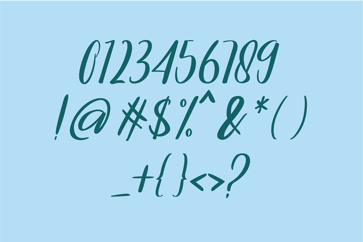 Hamiston a Script Font, a Script Font by Berdansabersama (Photo 9 of 9)