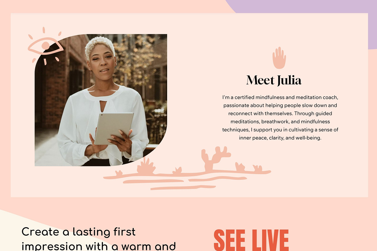 Wix Studio Template Wellness blog, a Wix Template by PATCHPO (Photo 8 of 9)