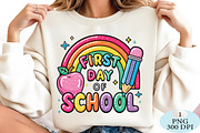 First Day Of School Png, a Seasonal Illustration by Daily.Designs (Thumbnail 2 of 5)