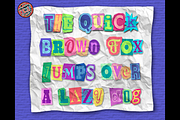 Procreate Ransom Letters Stamp Set, a Brush Add-On by AlwaysBeColoring (Thumbnail 2 of 13)
