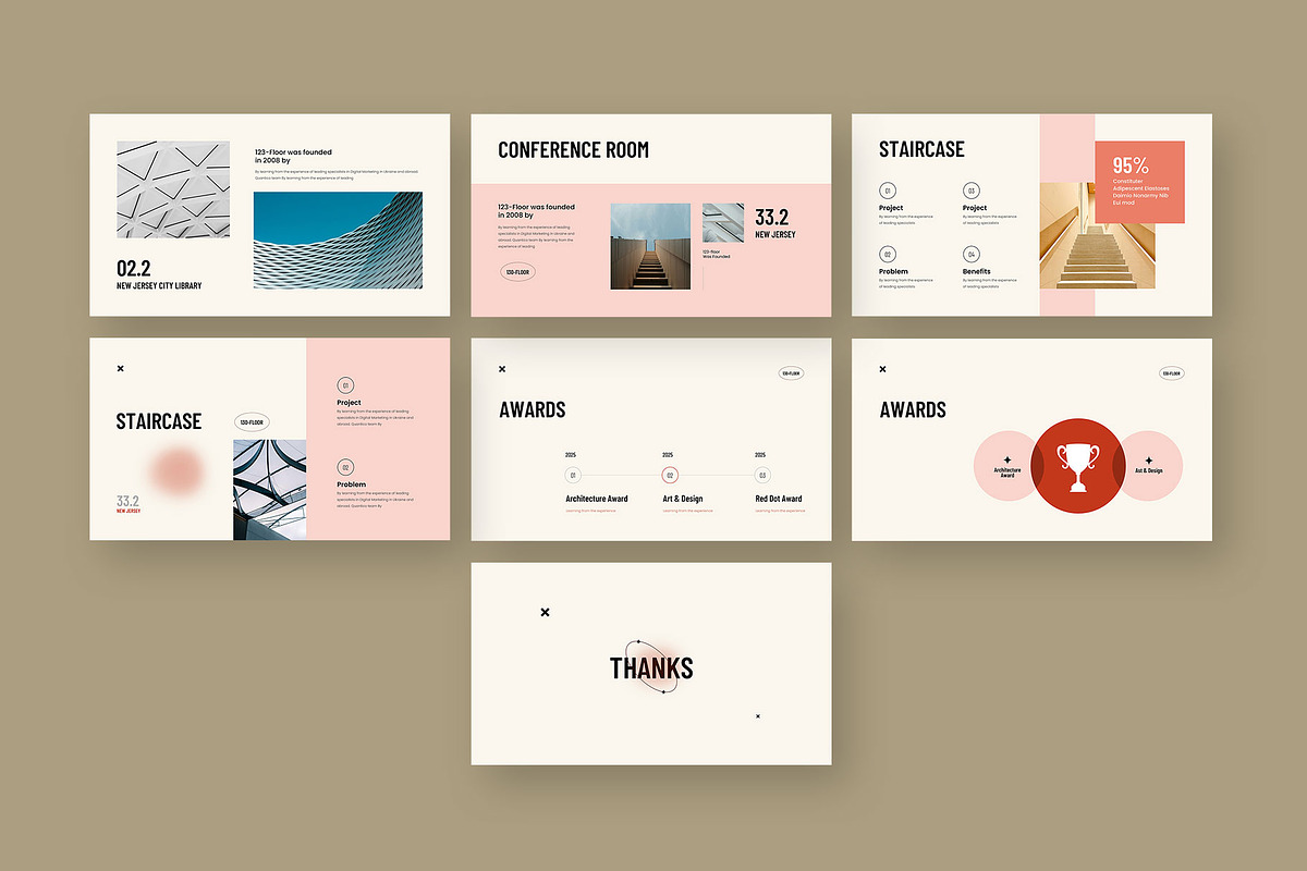 Architecture Portfolio Presentation, a Presentation Template by KreateTribe (Photo 6 of 6)