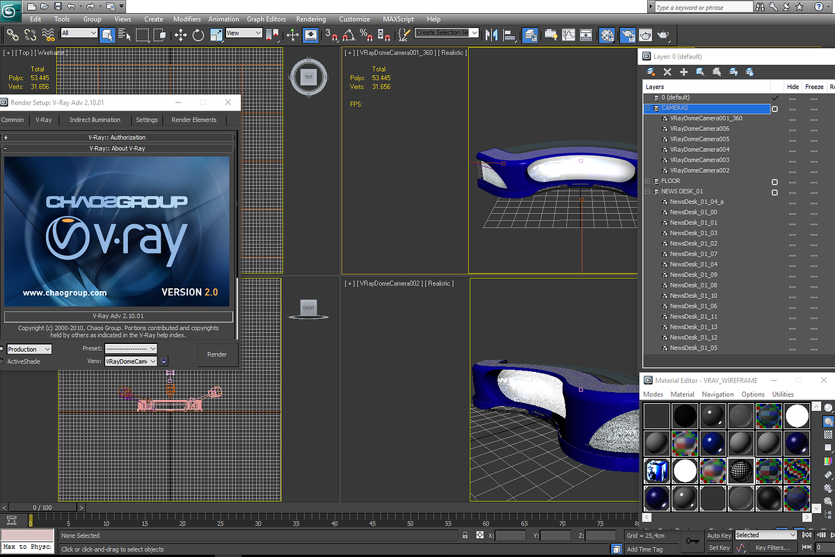 TV Studio News Desk 11, a Furniture 3D Model by akerStudio (Photo 7 of 7)