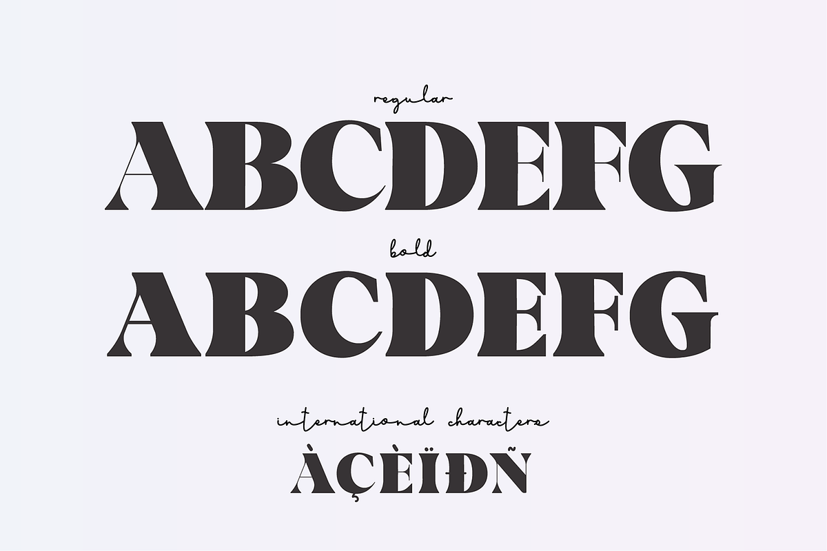 VENUE Modern Serif Wedding Font, a Serif Font by Blush Font Co. (Photo 5 of 6)