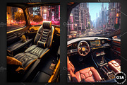 Cyberpunk Vehicle Interior Poster, a Background Graphic by Other Side Art (Thumbnail 3 of 5)
