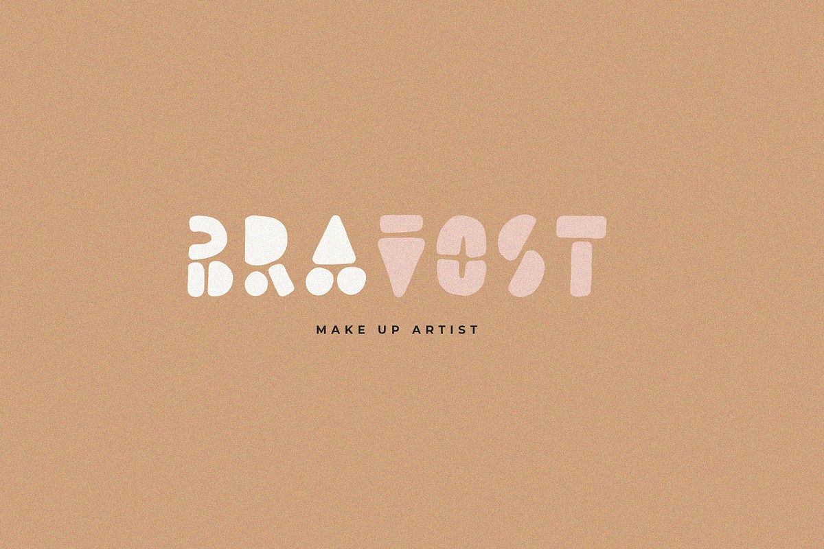 Lion Card | Handmade Geometric Font preview 6