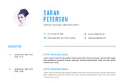 Clean Resume/CV, a Resume Template by SlideCo (Thumbnail 4 of 5)