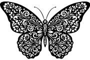 Butterfly Silhouette Bundle, a Decorative Illustration by Designer_Momina (Thumbnail 8 of 20)